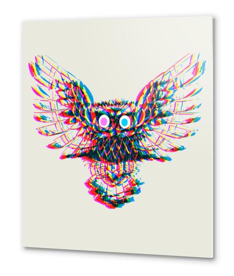 Prism Owl Metal prints by Yann Tobey
