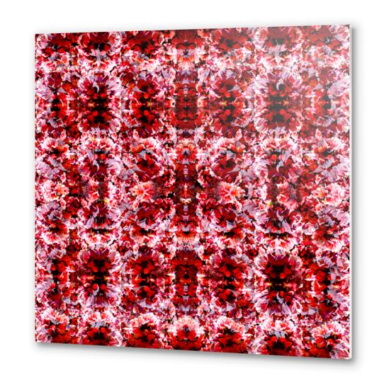 Spring exploit floral pattern Metal prints by rodric valls