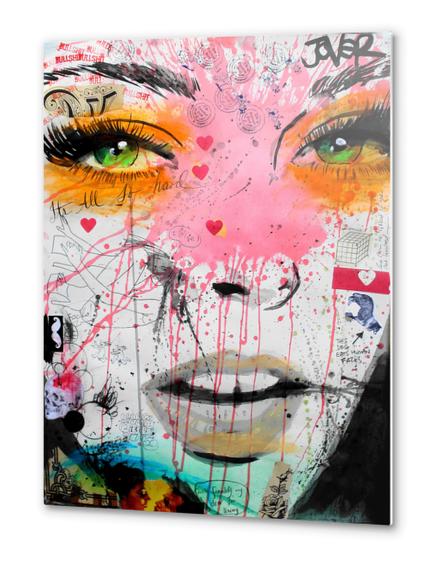 quite frankly Metal prints by loui jover