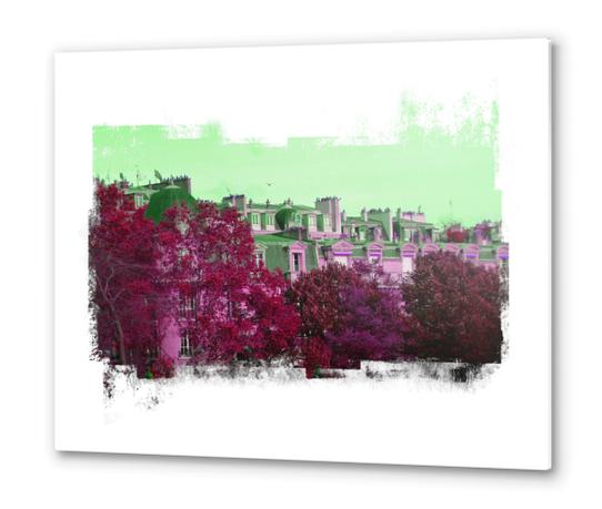 Roofs in Montmartre Metal prints by Malixx