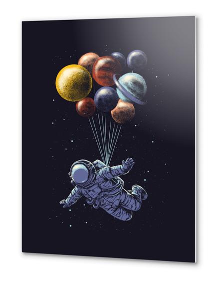 Space travel Metal prints by carbine