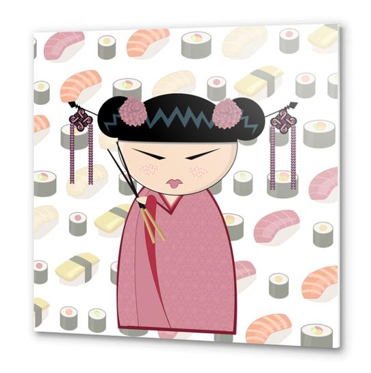 Sushi koksehi Metal prints by PIEL Design