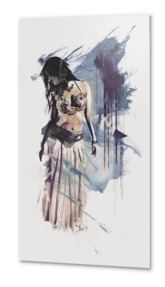 Bellydancer Abstract Metal prints by Galen Valle