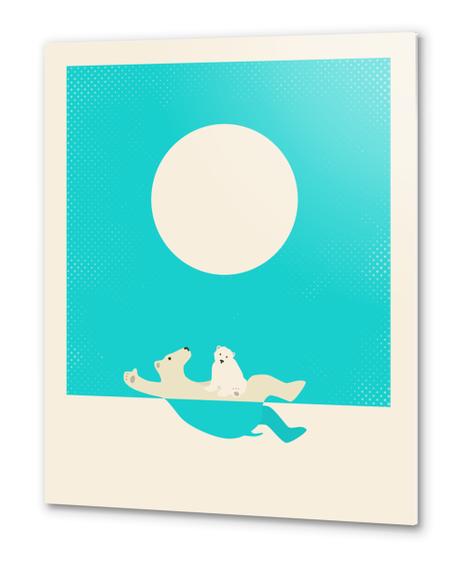SWIMMING LESSONS Metal prints by Jazzberry Blue