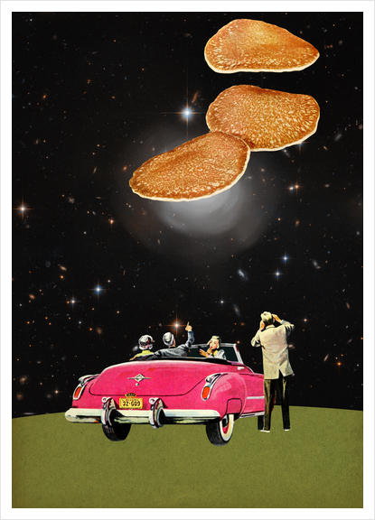 Unidentified flying object Art Print by Lerson