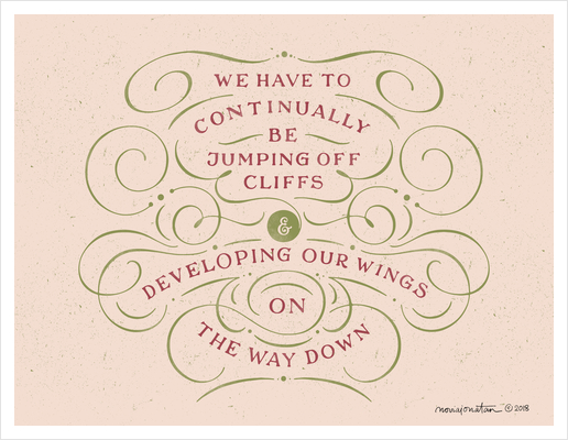  Continually Jumping Art Print by noviajonatan