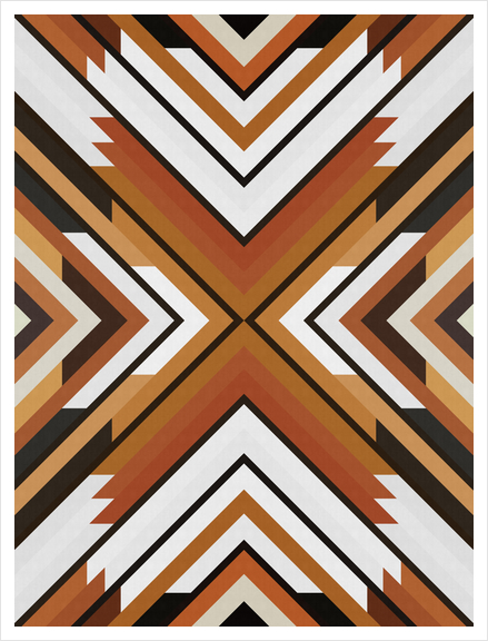 Dynamic geometric pattern I Art Print by Vitor Costa