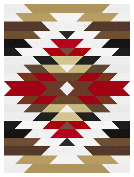 Dynamic geometric pattern IV Art Print by Vitor Costa