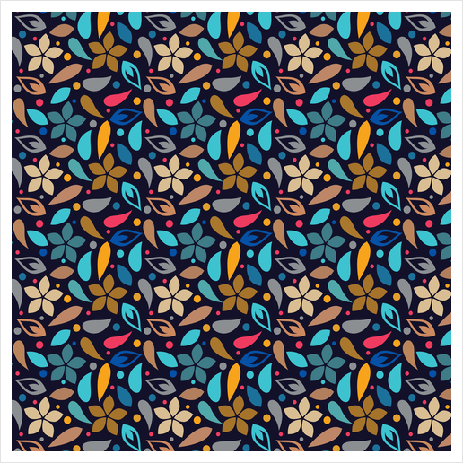 LOVELY FLORAL PATTERN X 0.1 Art Print by Amir Faysal