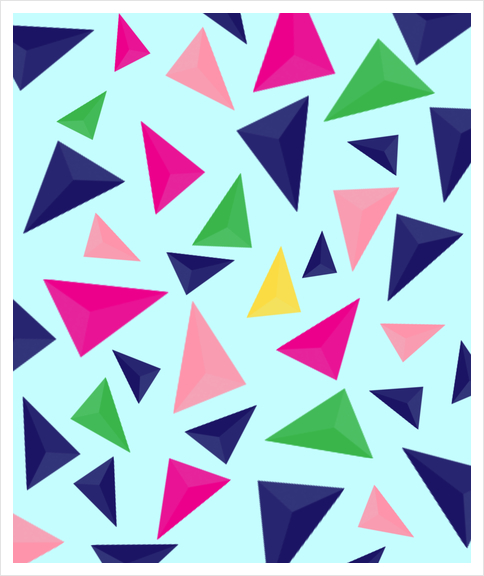 Lovely Geometric Background X 0.5 Art Print by Amir Faysal