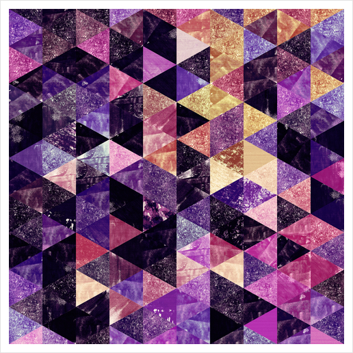 Abstract Geometric Background #11 Art Print by Amir Faysal