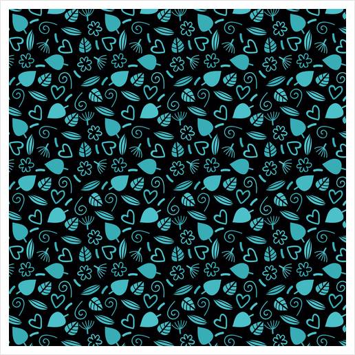 LOVELY FLORAL PATTERN X 0.120 Art Print by Amir Faysal