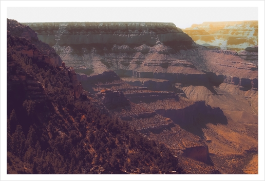 Desert scenery at Grand Canyon national park USA Art Print by Timmy333