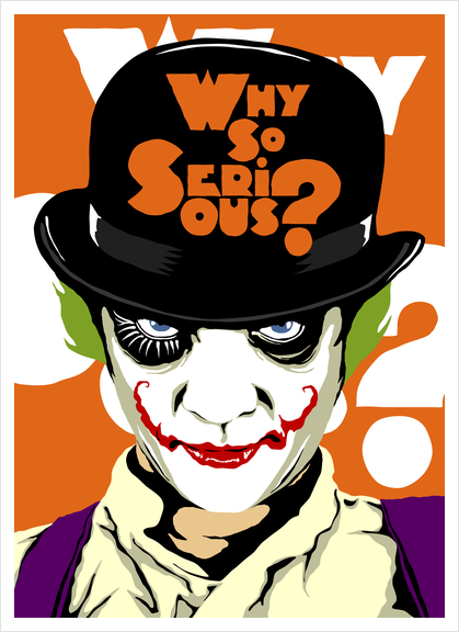 A Clockwork Clown Art Print by Butcher Billy