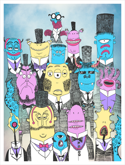 A Few Good Monsters Art Print by TenTimesKarma