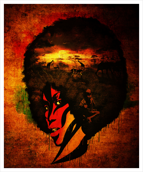 Afroca Art Print by dEMOnyo