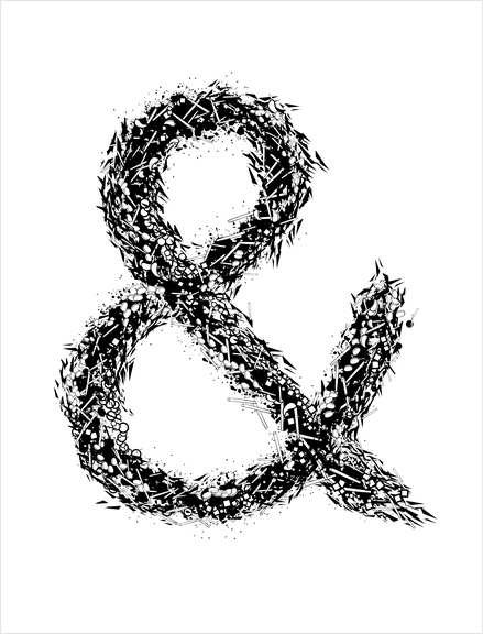 Ampersand Art Print by TenTimesKarma