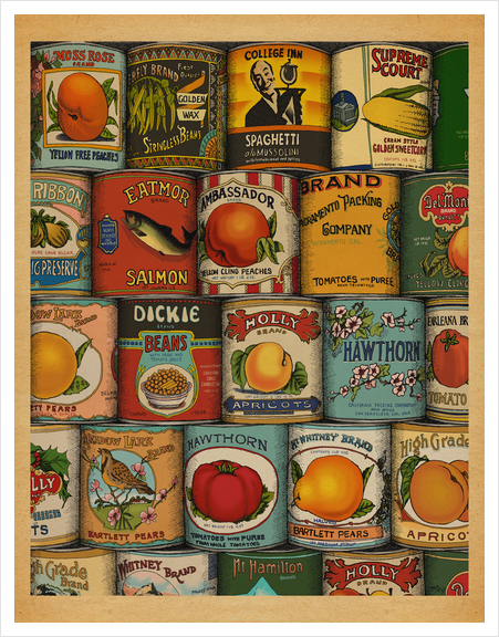 Cans Art Print by MegShearer