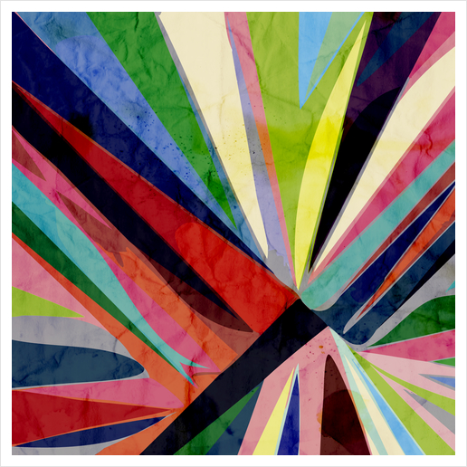 Centered Colors Art Print by Vic Storia