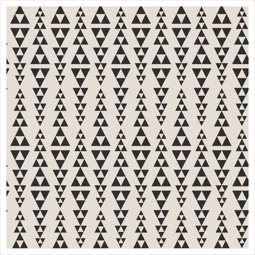 Triangles by PIEL Art Print by PIEL Design
