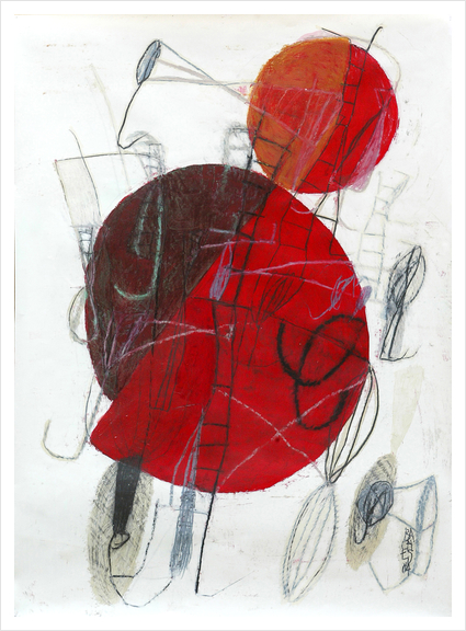 Composition 11 Art Print by Jean-Noël Bachès
