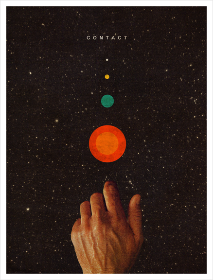 Contact Art Print by Frank Moth