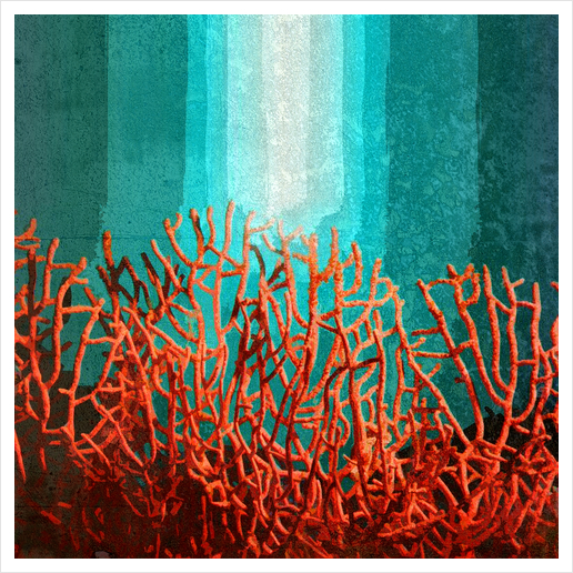 Red Coral Art Print by Malixx