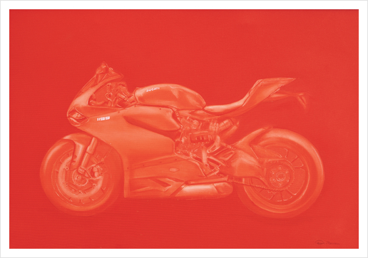 Ducati 1199 Art Print by di-tommaso