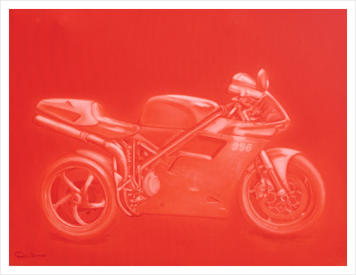 Ducati 996 Art Print by di-tommaso