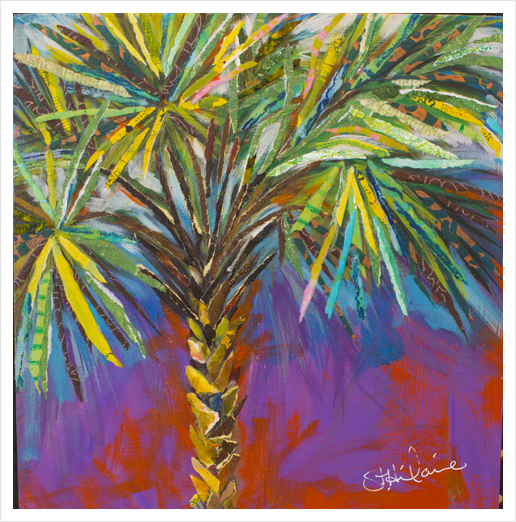 River Palm Art Print by Elizabeth St. Hilaire