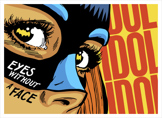 Eyes Without a Face Art Print by Butcher Billy