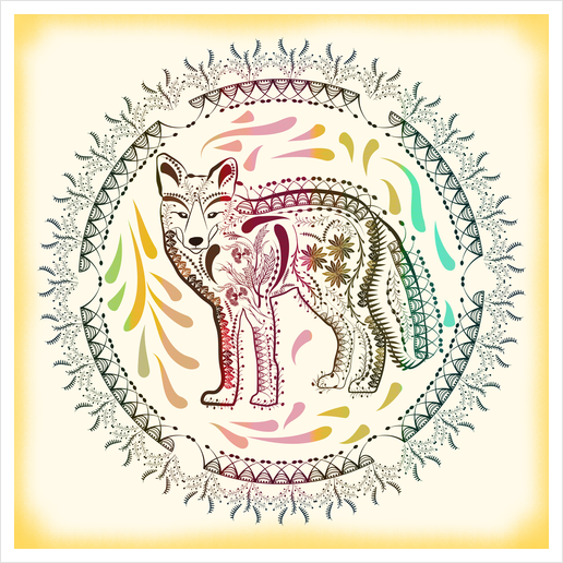 fox Art Print by famenxt