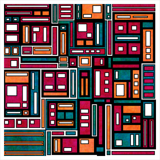 Patchwork Art Print by Shelly Bremmer
