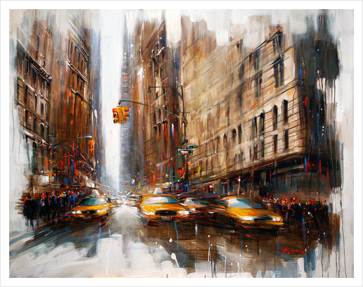Another day in NYC Art Print by Vantame