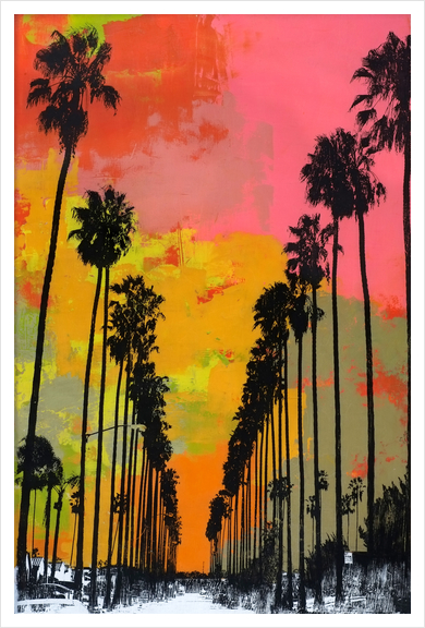 LA Story Art Print by dfainelli
