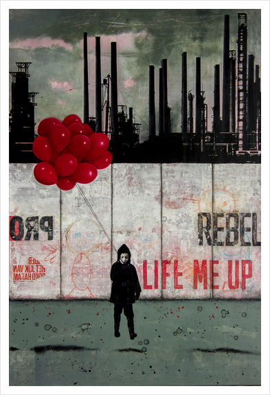 LIFT ME UP III Art Print by db Waterman