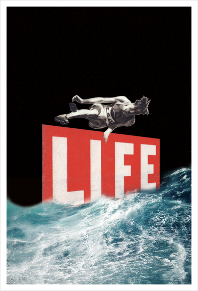 Life Obstacle Art Print by tzigone