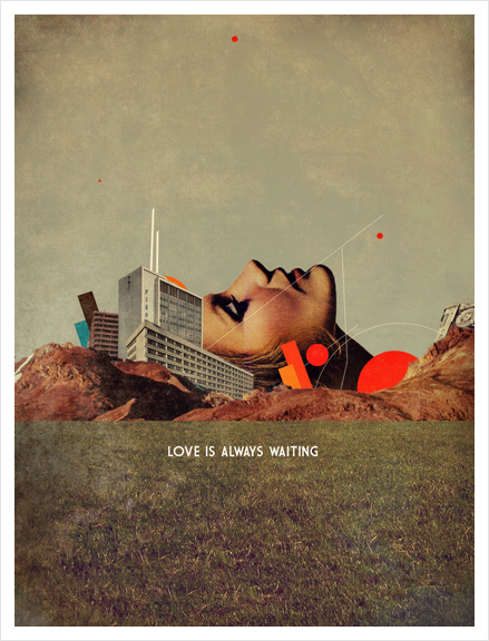 Love Is Always Waiting Art Print by Frank Moth