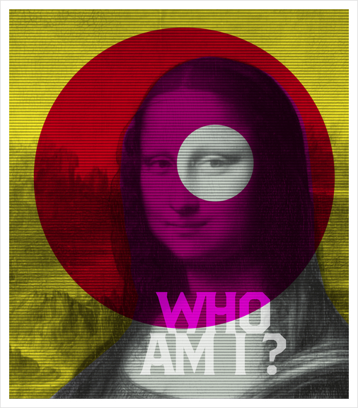 Who am I? Art Print by Vic Storia