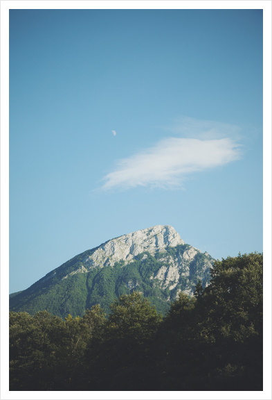Mountains in the background VIII Art Print by Salvatore Russolillo