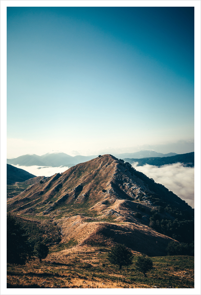 Mountains in the background XXII Art Print by Salvatore Russolillo