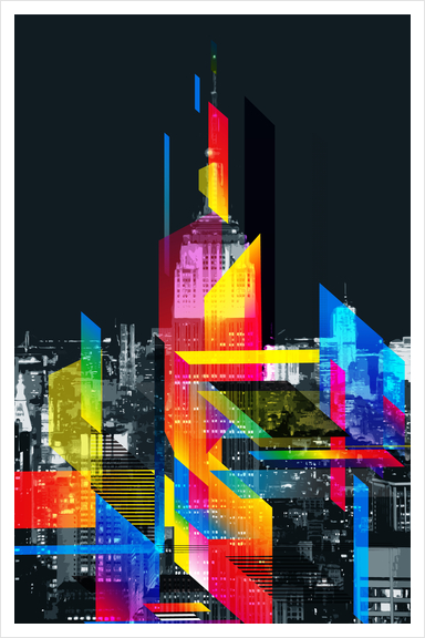 Empire State Building Art Print by Vic Storia