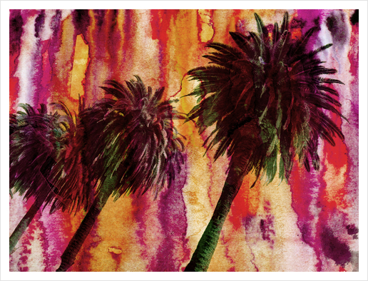 Hollywood Palms  Art Print by Irena Orlov