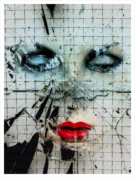 The woman and the crash Art Print by Gabi Hampe