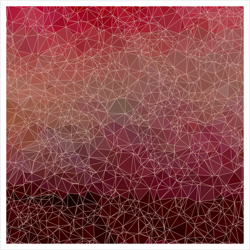 Geometric polygonal  Art Print by VanessaGF
