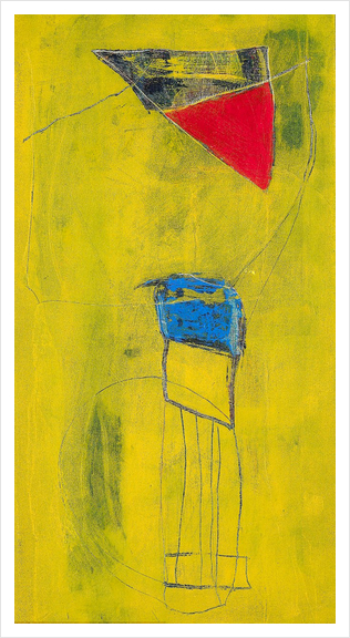 Red Kite Art Print by Pierre-Michael Faure