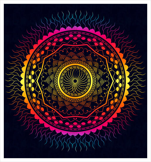Rich Mandala Art Print by famenxt