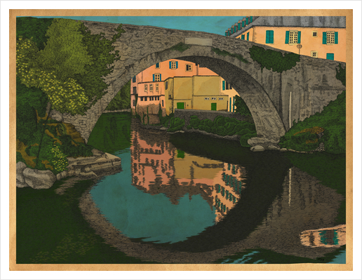 The River Art Print by MegShearer