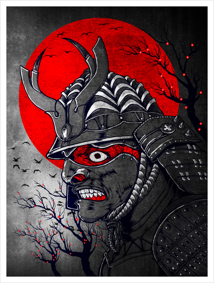 Samurai Z Art Print by TenTimesKarma