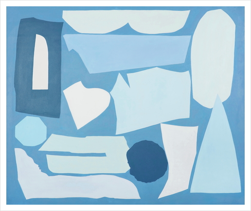 Big blue Art Print by Sana Kulic